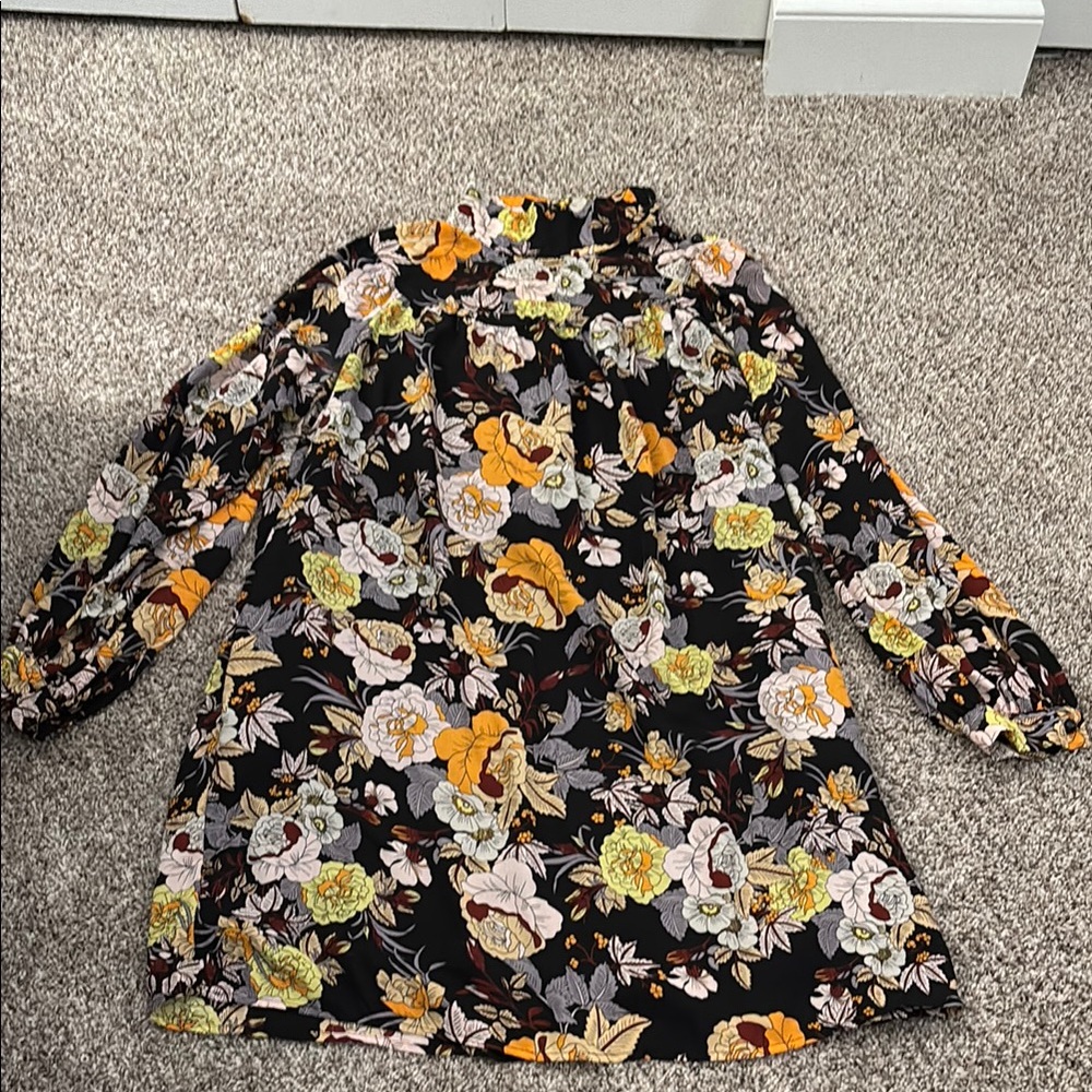 Who What Wear Multicolor Floral Dress